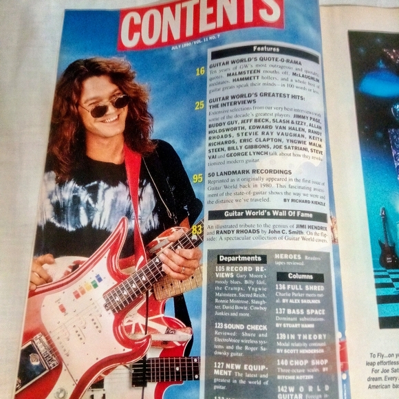 Guitar World 10th Anniversary Issue  Collectors Issue 1990 - Picture 2 of 10